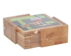 Onderzetters Bamboe Met Houder (7dlg)