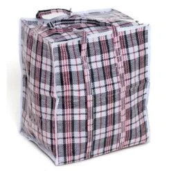 Big Shopper Geruit XL Zwart