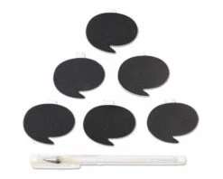 Schoolbord Op Knijpers Incl. Pen (7st)