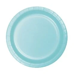 Kartonnen Bordjes Blauw 18cm (20st)