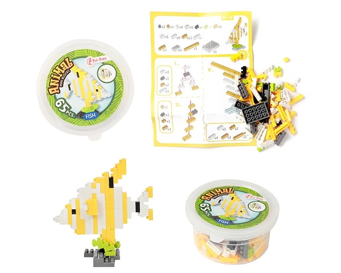 Bouwstenen Mini Dier In Potje - Afbeelding 2