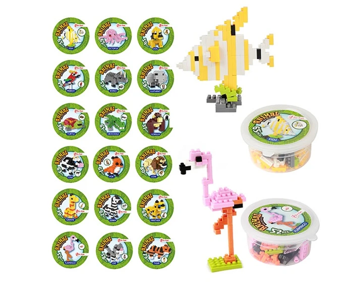 Bouwstenen Mini Dier In Potje