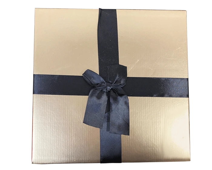 Cadeaudoos XL Goud + Zwarte Strik - Afbeelding 3