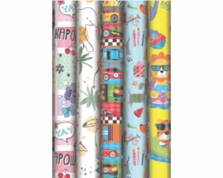 Cadeaupapier Kids Colours (5 Rollen)
