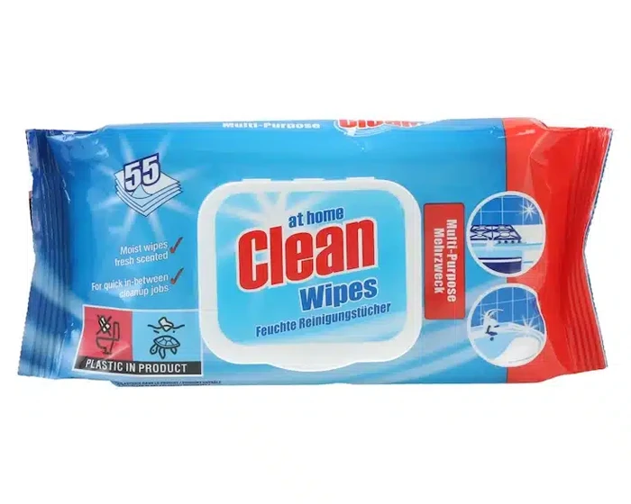 AT HOME Clean Wipes Original