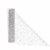 Decoratiestof Spider Glitter Zilver (28x270cm)