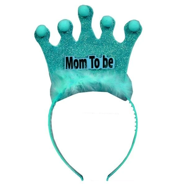 Diadeem Mom To Be Blauw 3 Diadeem Mom To Be Blauw