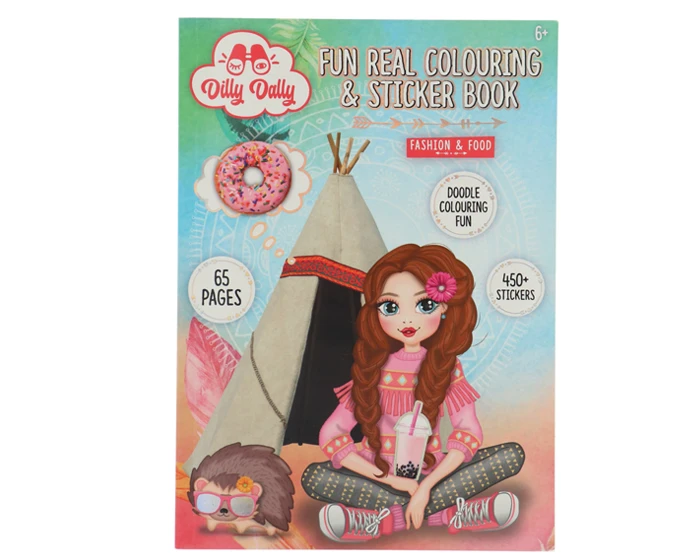 Kleur- En Stickerboek Dilly Dally