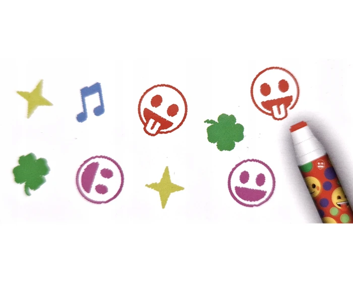 Jumbo Stempels Emoji (5st) - Afbeelding 2