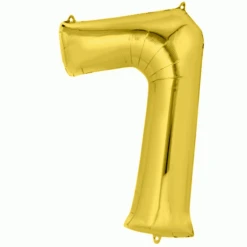Folieballon 7 Goud XL