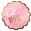 Folieballon Oh Baby! Roze (55cm)