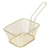 Mini Frituurmandje Groot Goud
