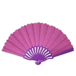Waaier Shiny Glitter Paars