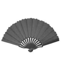 Waaier Shiny Glitter Zwart