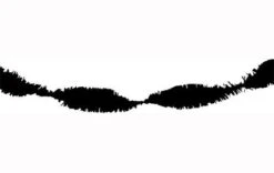 Crepe Guirlande Zwart (24m)