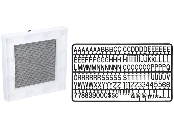 Memobord Vilt Met Led - Afbeelding 3