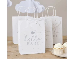 Cadeautasjes Hello Baby Wolkje Ginger Ray (5st)
