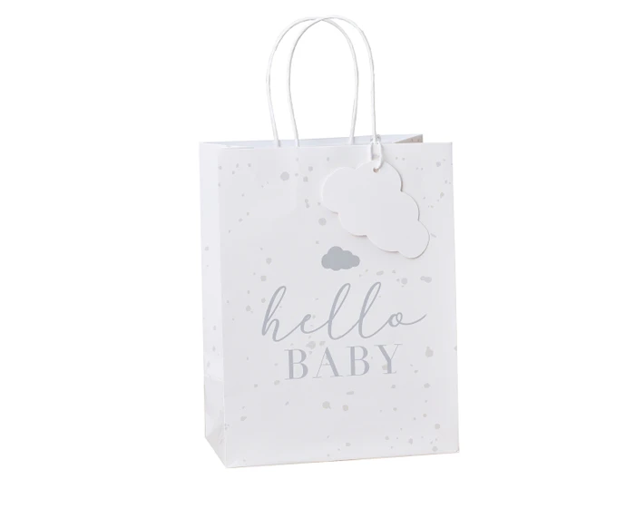 Cadeautasjes Hello Baby Wolkje Ginger Ray (5st) - Afbeelding 2