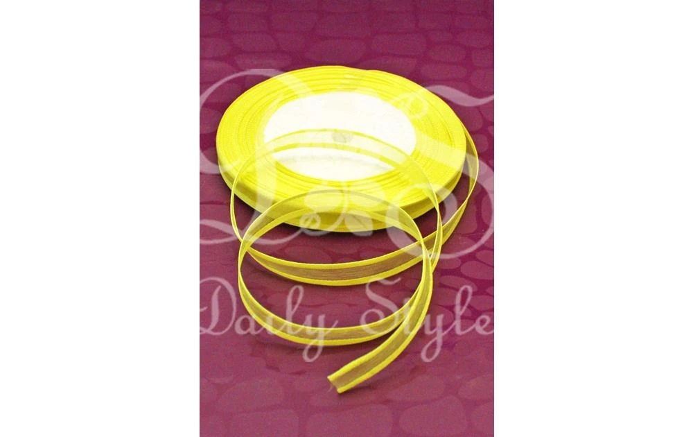 Organzalint 1cm Geel