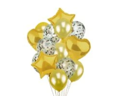 Ballonnentros Set Goud (14st)