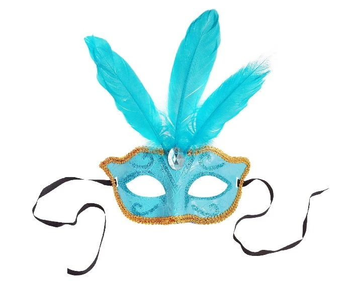 Masker Veren Blauw