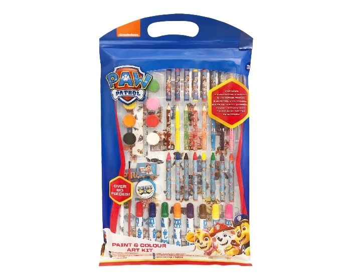 Paw Patrol Verf En Kleurset Blauw