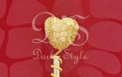 Decoratie Hart Goud (72st)