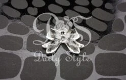 Acryllen Strikje Transparant (12st)