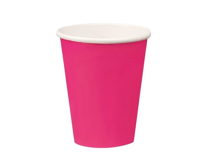 Kartonnen Bekertjes Fuchsia (20st)