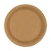 Kartonnen Bordjes Kraft 18cm (20st)