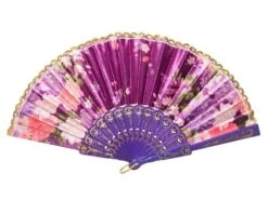 Waaier Bloemen Paars