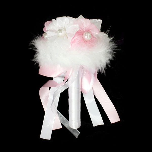 Bruidsboeket 'Gina' Roze