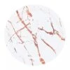 Kartonnen Borden Marble Roségoud 23cm (20st)
