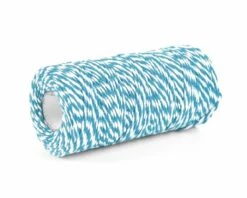 Bindtouw Katoen Blauw/Wit (100m)