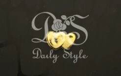 Decoratie Duo Hart Goud (24st)