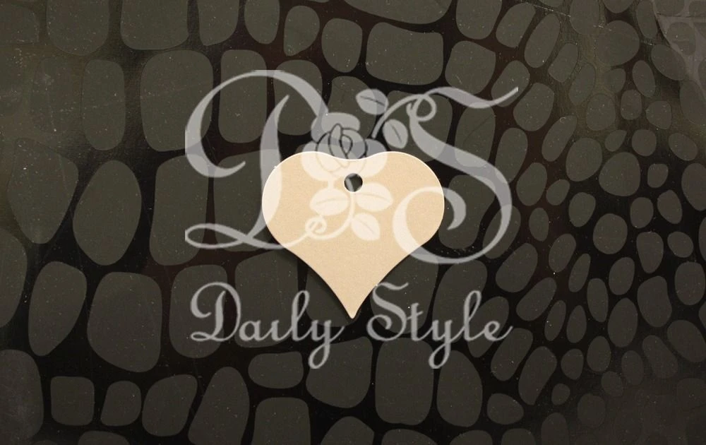 Bedankkaartje Hart Zilver (24st)