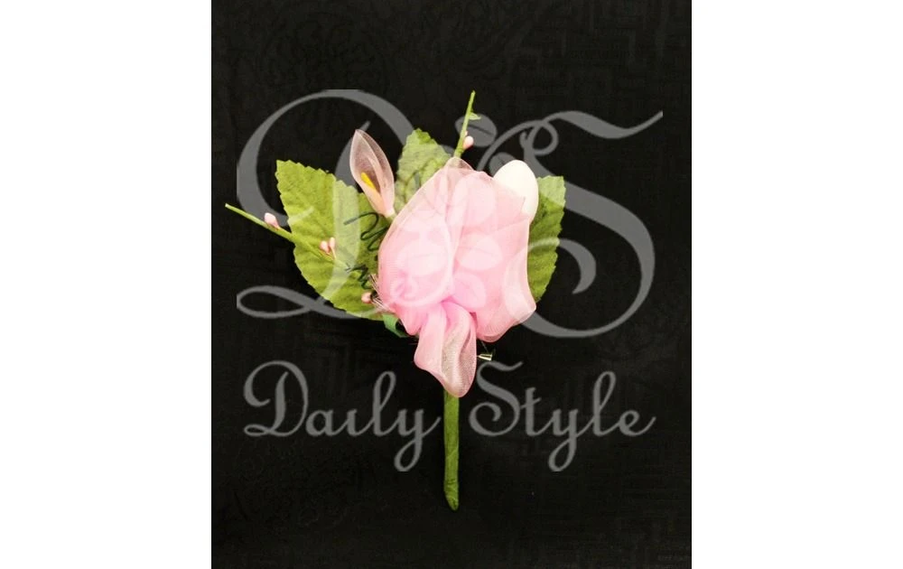 Corsage 'Natural' Roze (12st)