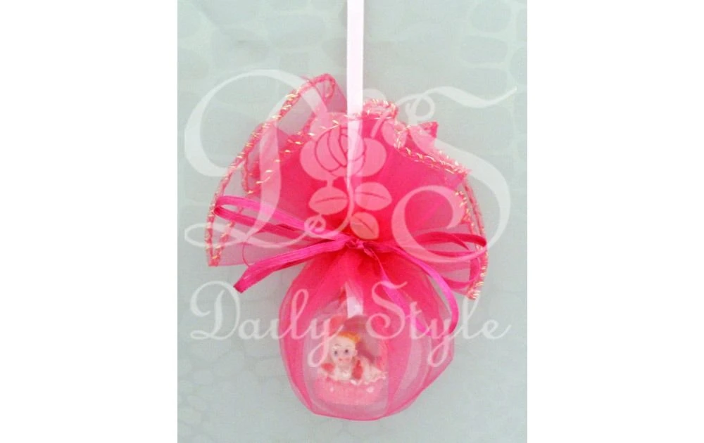 Organzazak Ø35cm Fuchsia (12st)