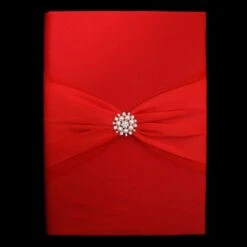 Gastenboek 'Laura' XL Rood