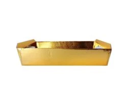Dienblad Opvouwbaar Metallic Goud (30x39x8,5cm)