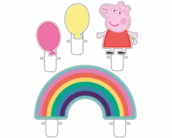 Kaarsjes Peppa Pig (4st)