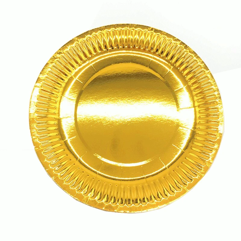 Kartonnen Borden Goud (23cm 20st)