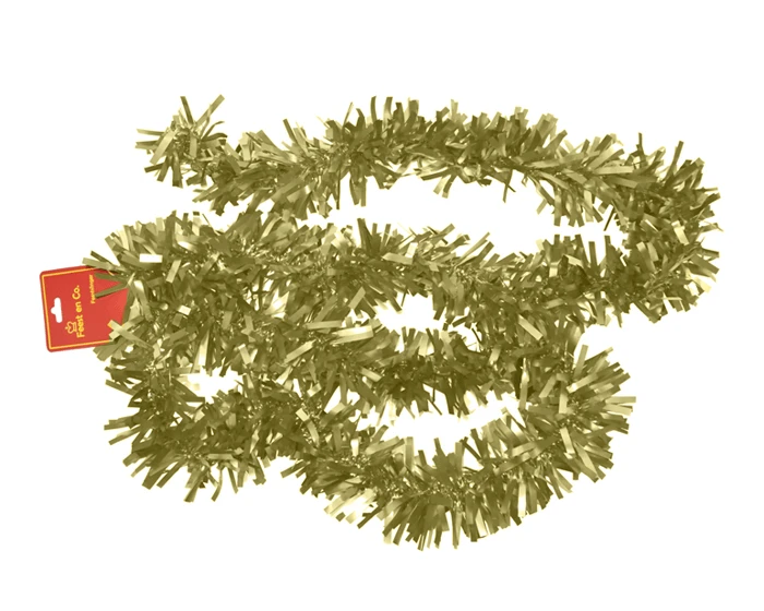Kerstslinger Mat Goud (2m)