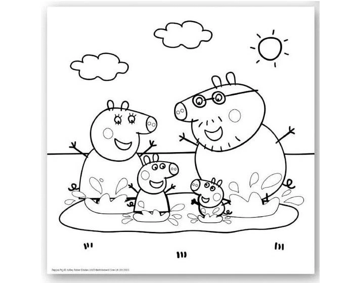 Kleur & Stickerset Peppa Pig - Afbeelding 3