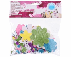 Knutselstickers Bloemen (200st)
