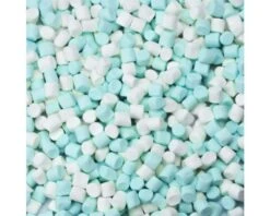 Mini Marshmallow Blauw/Wit (1kg)