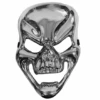 Angry Skull Head Masker Zilver