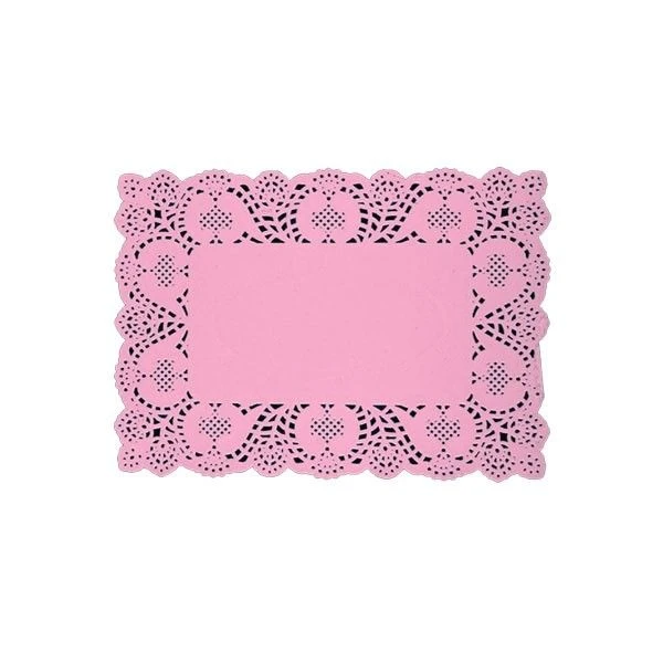 Onderlegger 19x30cm Roze (10st)