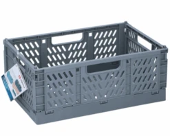 Alpina Opbergkrat Vouw Grijs 30x20x12cm
