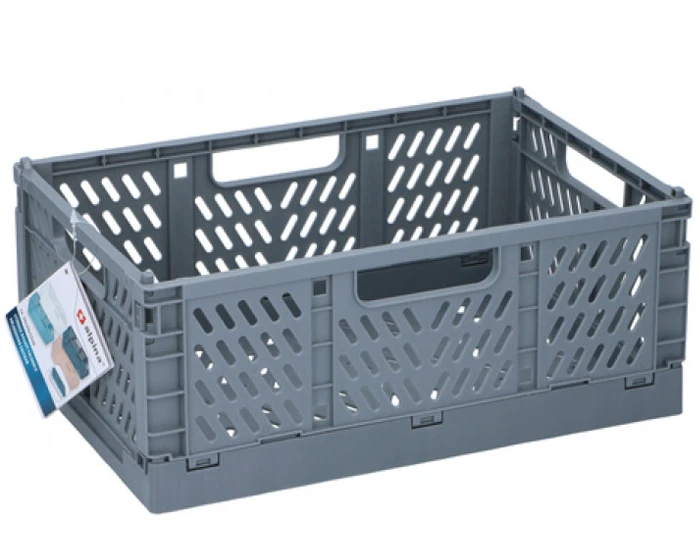 Alpina Opbergkrat Vouw Grijs 30x20x12cm
